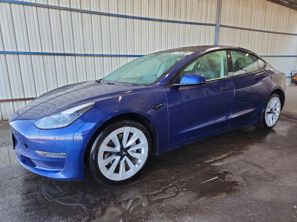 TESLA MODEL 3 2022 с VIN 5YJ3E1EA6NF370139 - Снимка от търг