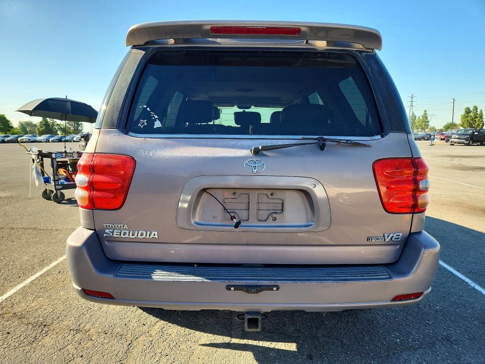 Photo 6 from auction – 2002 TOYOTA SEQUOIA with VIN 5TDZT38A22S061265