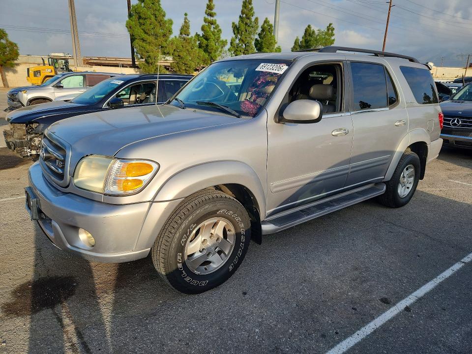 TOYOTA SEQUOIA 2002 z numerem VIN 5TDZT38AX2S134012 - Zdjęcie z aukcji
