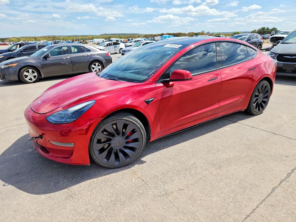 Photo 1 from auction – 2022 TESLA MODEL 3 with VIN 5YJ3E1EC6NF299588
