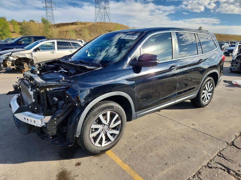 HONDA PILOT 2019 with VIN 5FNYF6H55KB014128 - Photo from auction