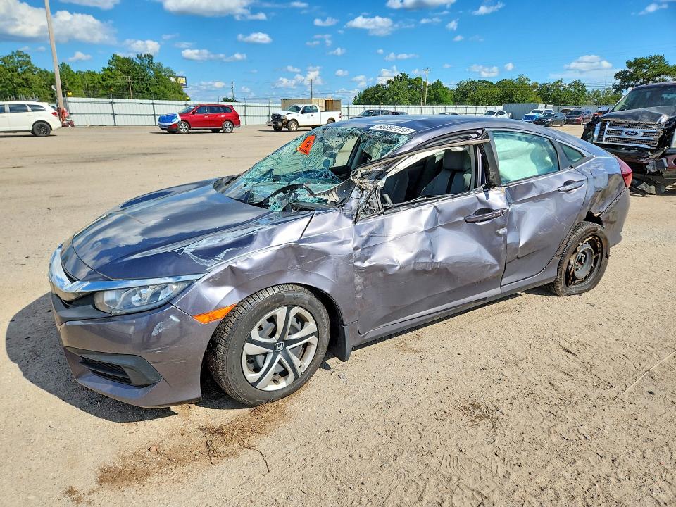 HONDA CIVIC 2017 with VIN 19XFC2F54HE054596 - Photo from auction