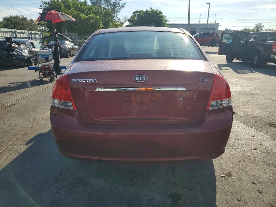 Photo 6 from auction – 2008 KIA SPECTRA with VIN KNAFE121685576663