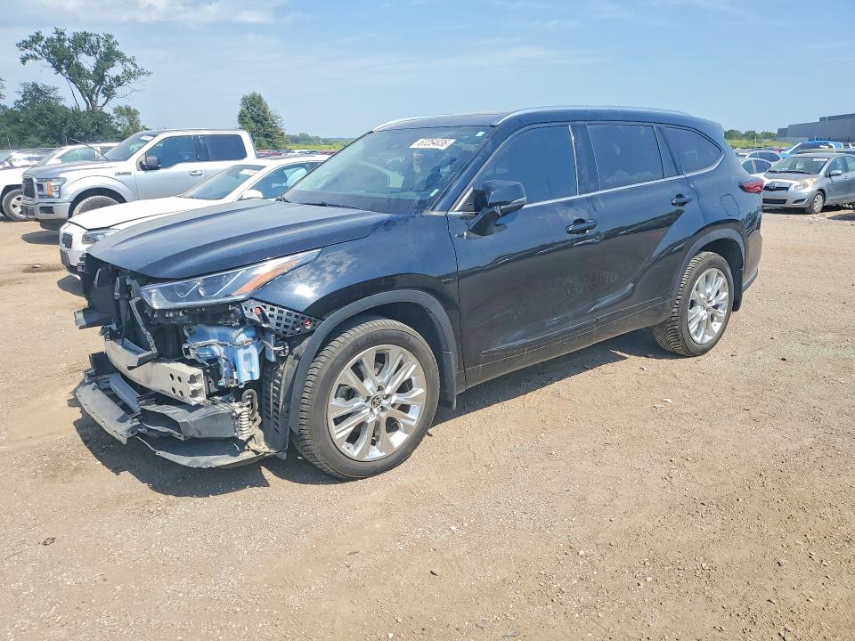 TOYOTA HIGHLANDER 2021 with VIN 5TDDZRBH0MS535704 - Photo from auction