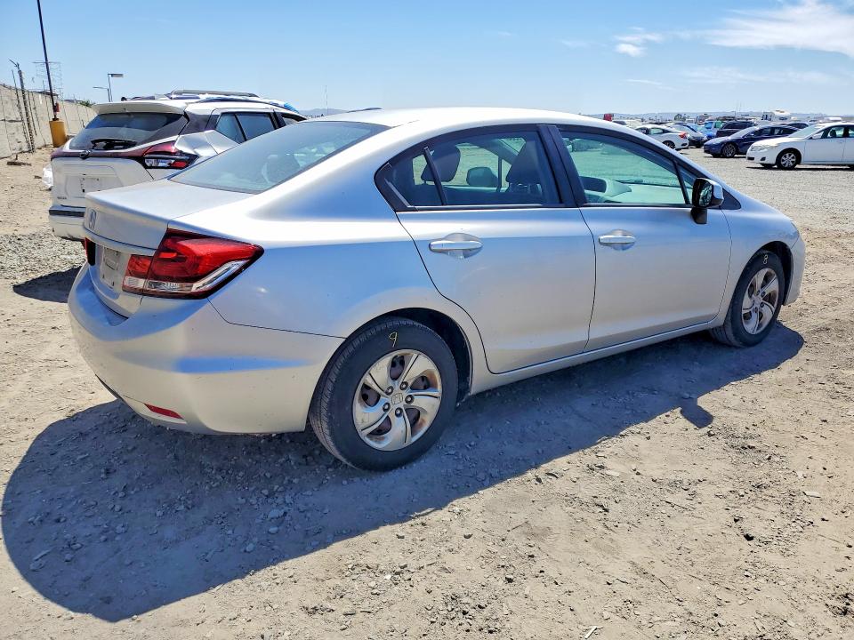Photo 3 from auction – 2013 HONDA CIVIC with VIN 19XFB2F55DE271975