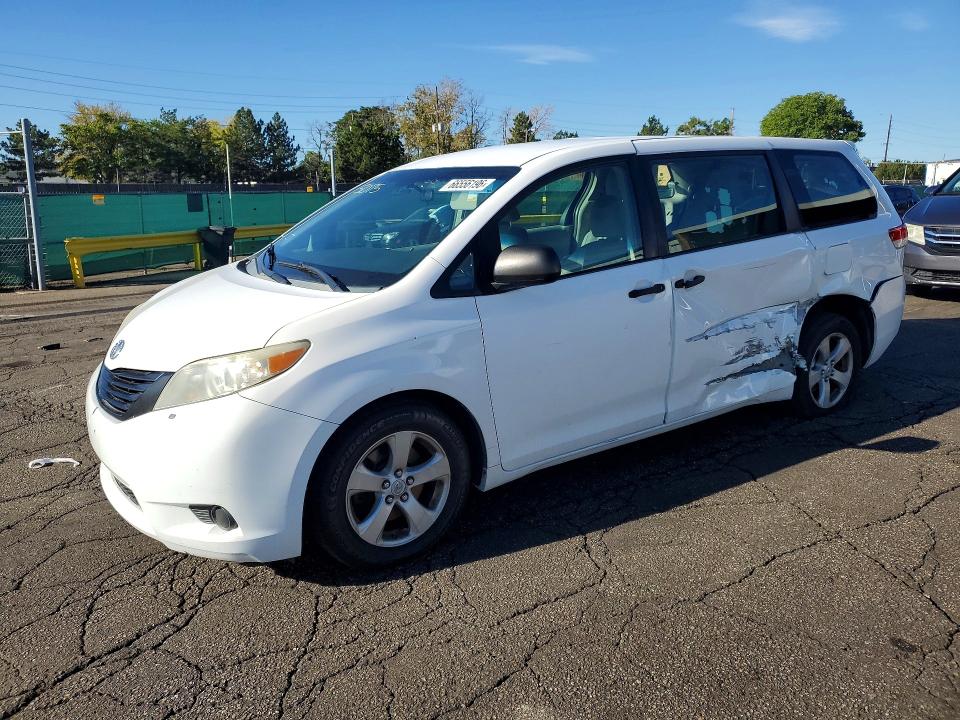TOYOTA SIENNA 2012 with VIN 5TDZK3DC0CS187376 - Photo from auction