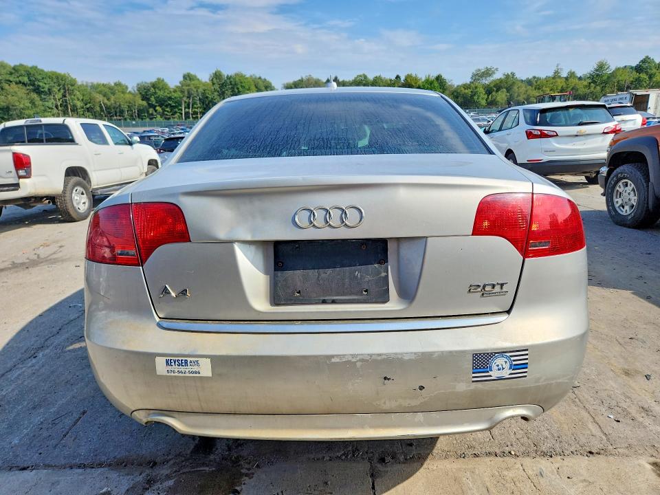 Photo 6 from auction – 2008 AUDI A4 with VIN WAUDF78E78A154510