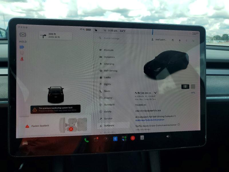 Снимка 9 от търг – 2021 TESLA MODEL Y с VIN 5YJYGDEE4MF174364