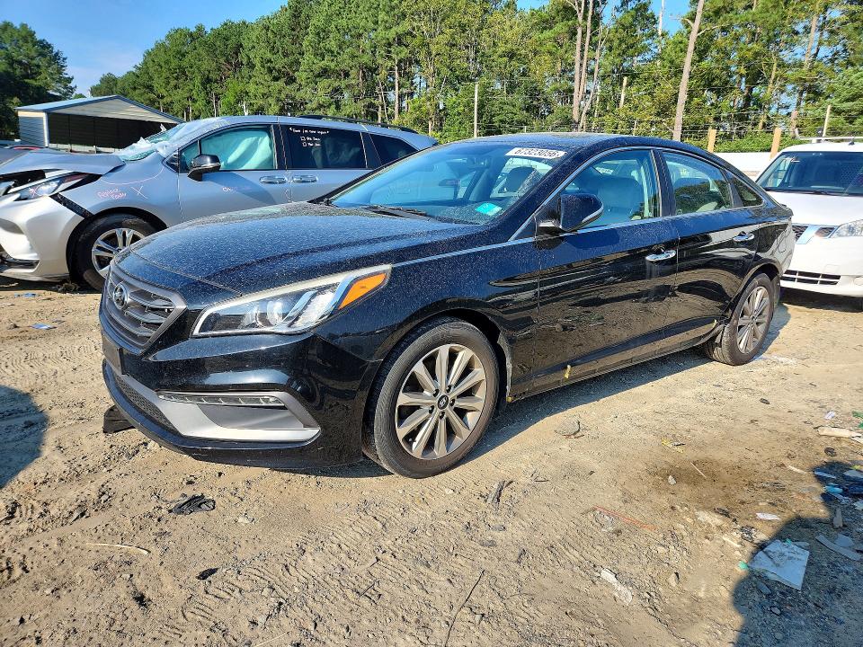 HYUNDAI SONATA 2016 with VIN 5NPE34AF2GH390765 - Photo from auction