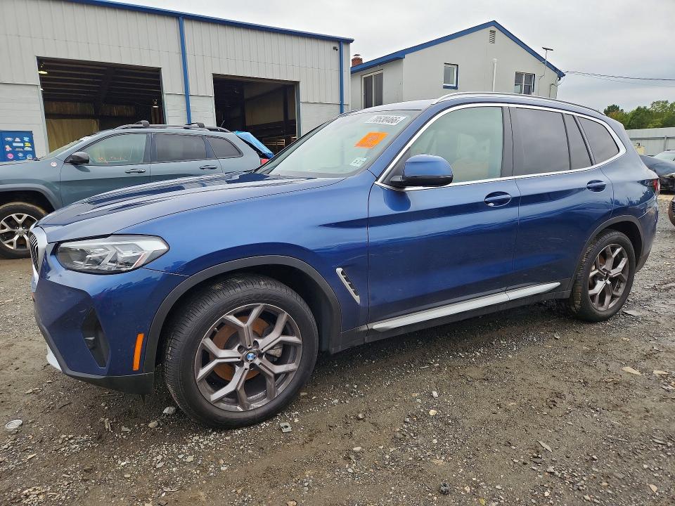 BMW X3 2022 مع رقم تعريف المركبة 5UX53DP00N9L72899 - صورة من المزاد