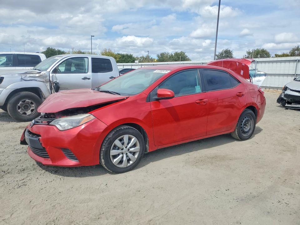 TOYOTA COROLLA 2014 مع رقم تعريف المركبة 2T1BURHE5EC060662 - صورة من المزاد