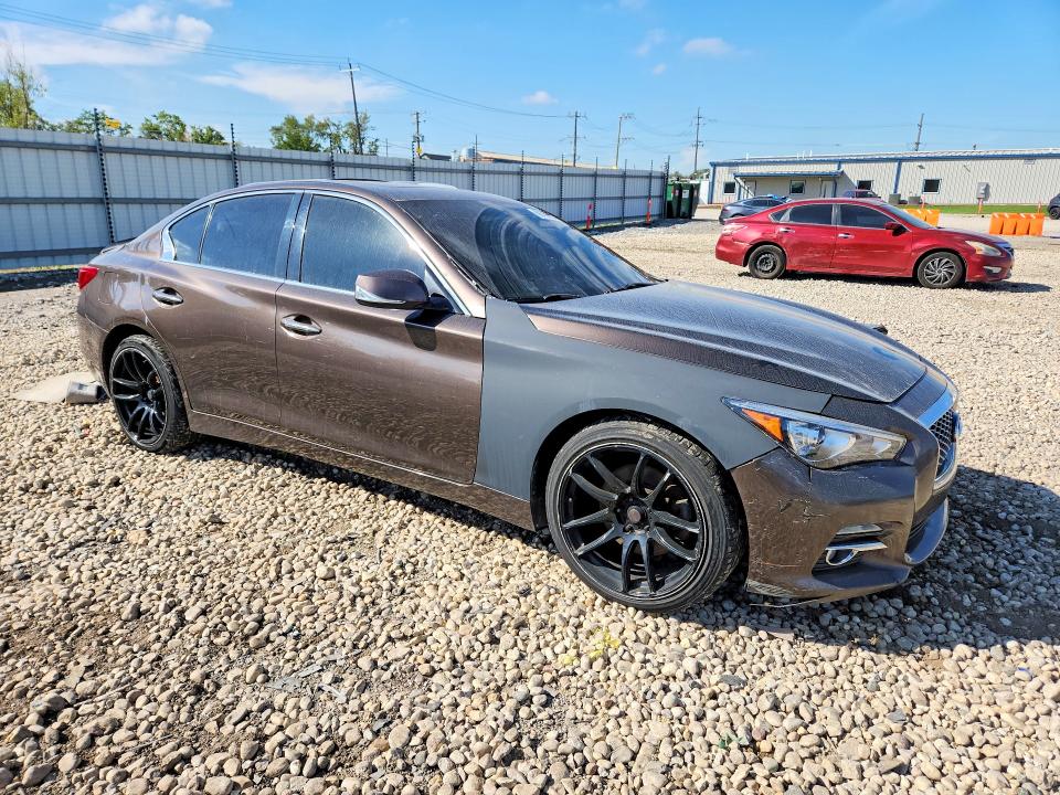 Снимка 4 от търг – 2014 INFINITI Q50 с VIN JN1BV7ARXEM680055