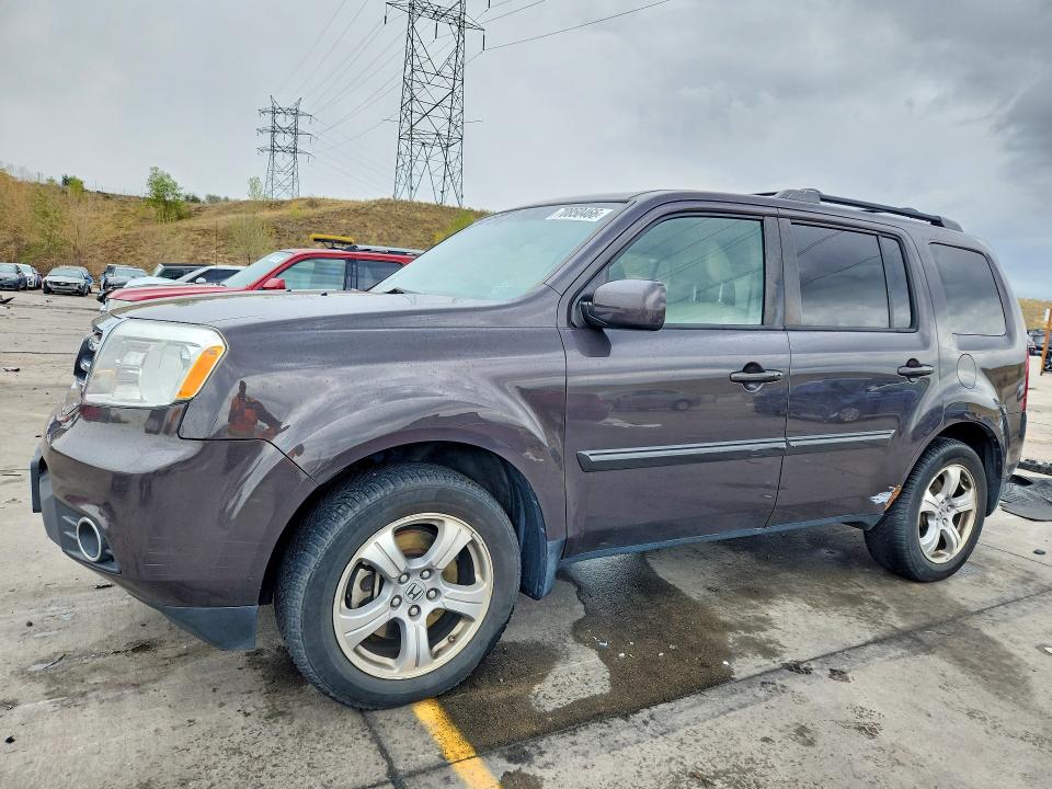 HONDA PILOT 2013 with VIN 5FNYF4H59DB016830 - Photo from auction