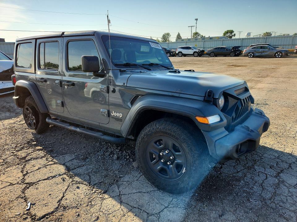 Снимка 4 от търг – 2021 JEEP WRANGLER UNLIMITED с VIN 1C4HJXDN6MW571154