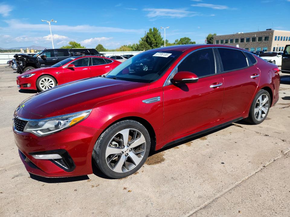 KIA OPTIMA 2019 with VIN 5XXGT4L34KG372834 - Photo from auction