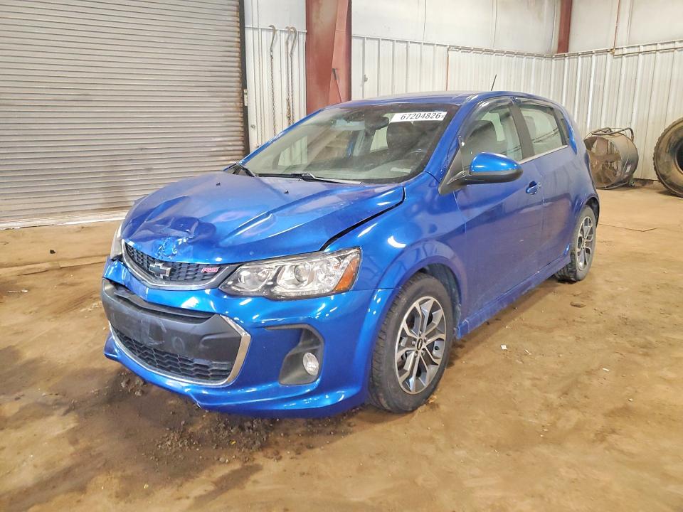 CHEVROLET SONIC 2018 with VIN 1G1JD6SH2J4128385 - Photo from auction