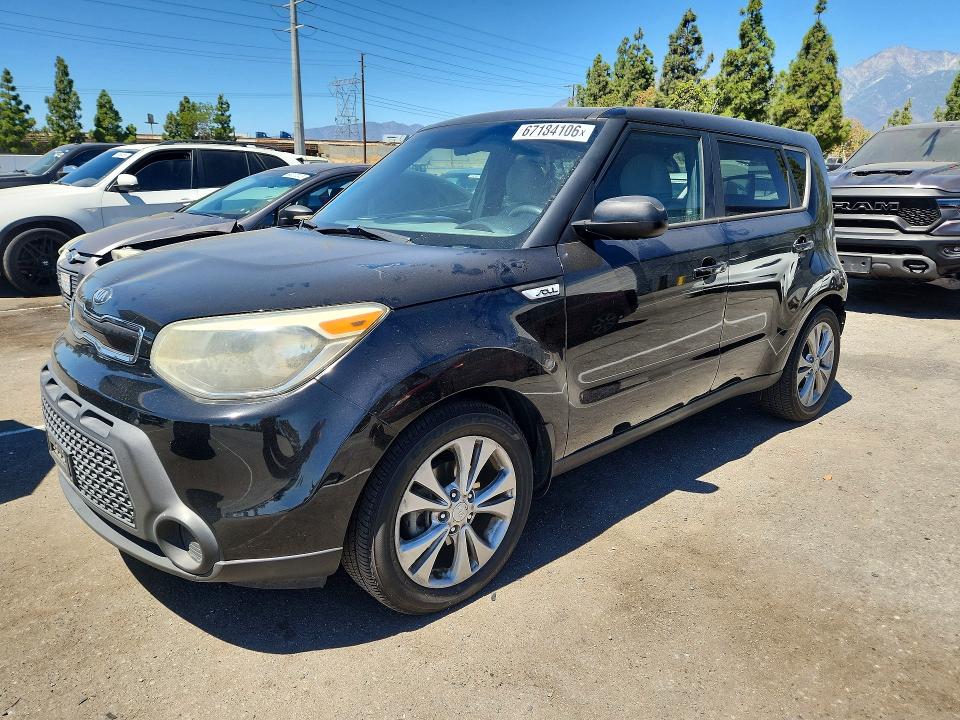 KIA SOUL 2015 with VIN KNDJP3A50F7181192 - Photo from auction