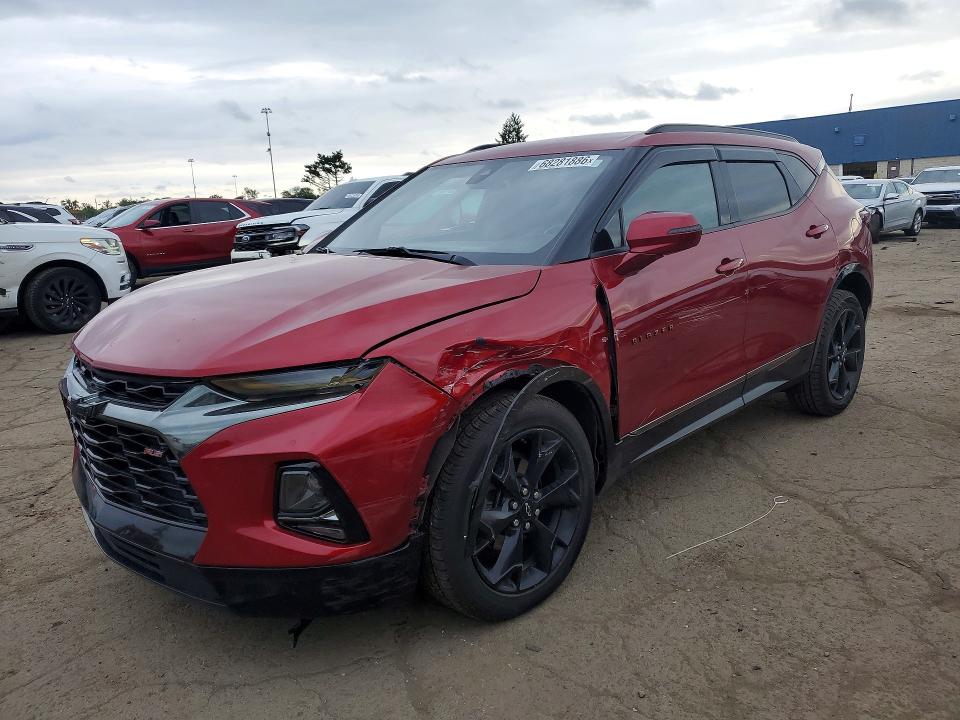 CHEVROLET BLAZER 2022 с VIN 3GNKBERS1NS148606 - Снимка от търг
