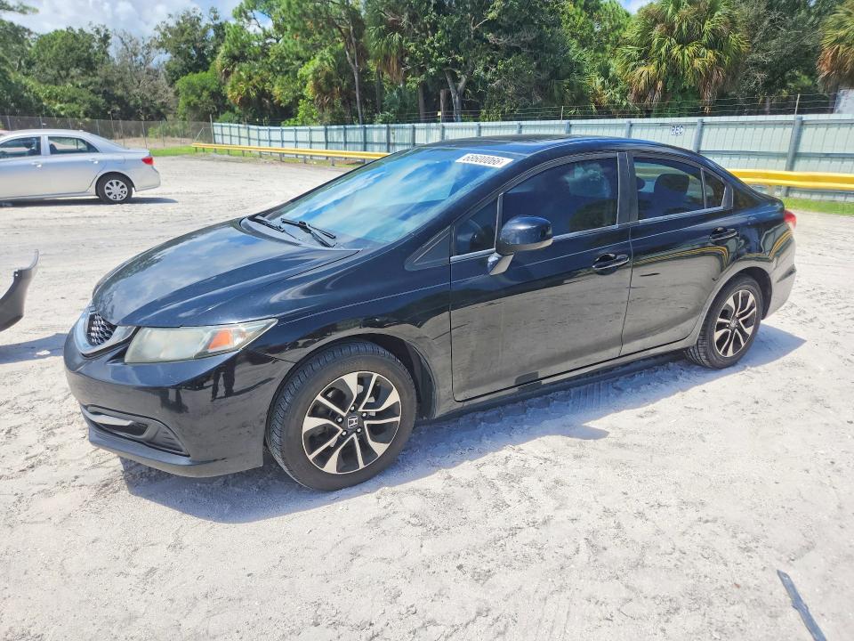 HONDA CIVIC 2013 with VIN 19XFB2F81DE015262 - Photo from auction