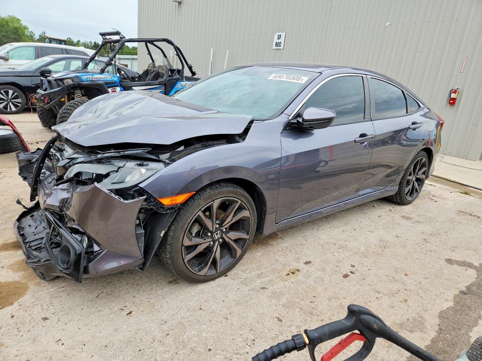 HONDA CIVIC 2021 with VIN 2HGFC2F86MH512245 - Photo from auction