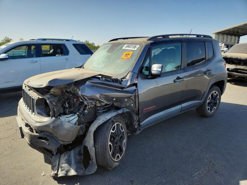 JEEP RENEGADE 2017 مع رقم تعريف المركبة ZACCJBCB9HPG16286 - صورة من المزاد
