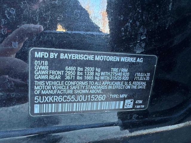 Zdjęcie 10 z aukcji – 2018 BMW X5 z VIN 5UXKR6C55J0U15260