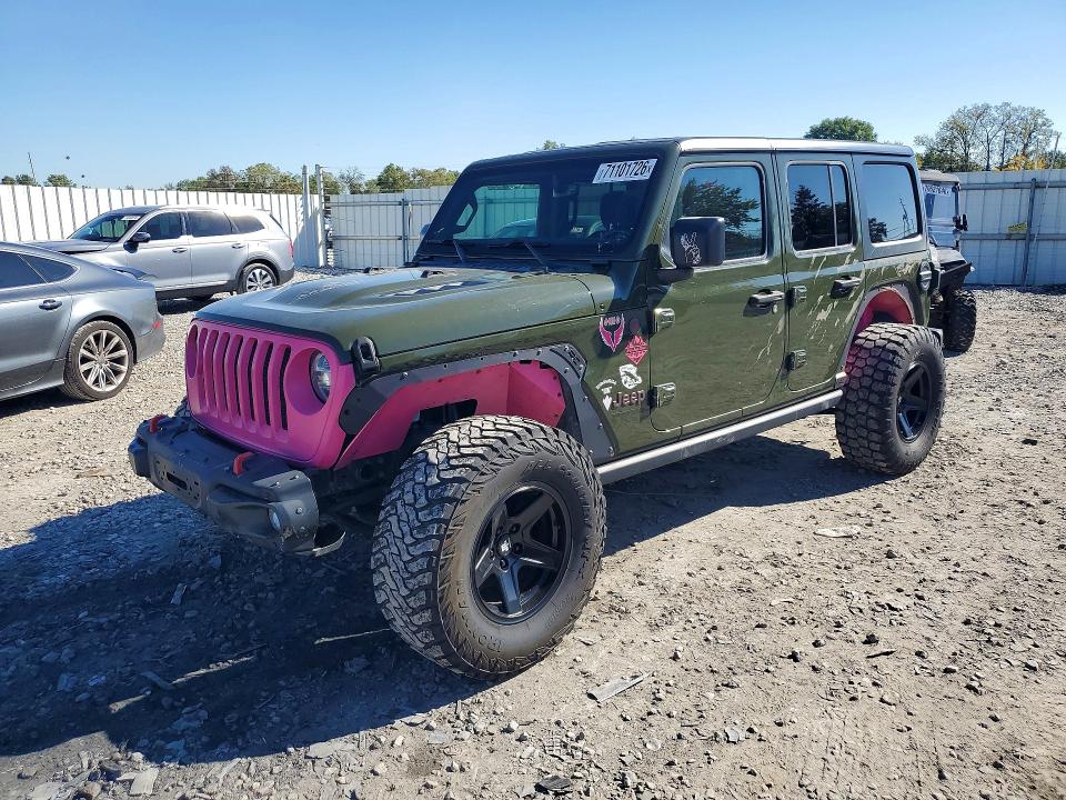 JEEP WRANGLER UNLIMITED 2021 с VIN 1C4HJXFG1MW564451 - Снимка от търг