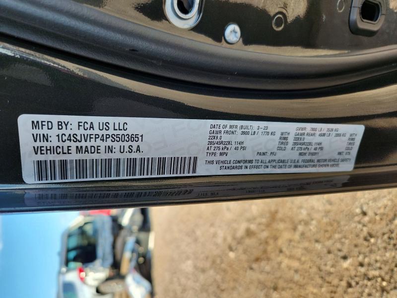 Снимка 14 от търг – 2023 JEEP GRAND WAGONEER с VIN 1C4SJVFP4PS503651