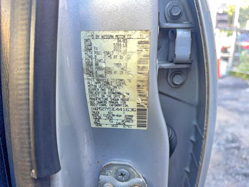 Photo 10 from auction – 2003 NISSAN FRONTIER with VIN 1N6MD27Y53C441636