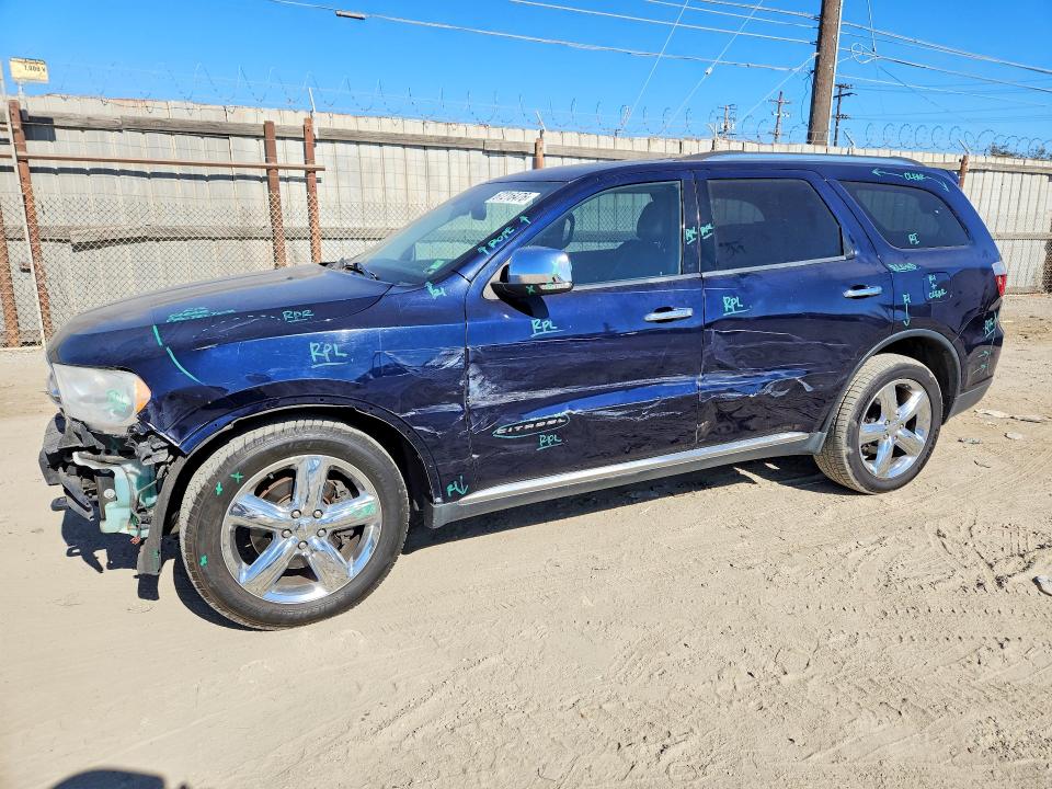 DODGE DURANGO 2012 with VIN 1C4SDJET9CC229768 - Photo from auction