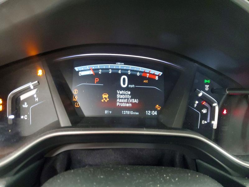 Photo 9 from auction – 2018 HONDA CR-V with VIN 7FARW2H55JE024822
