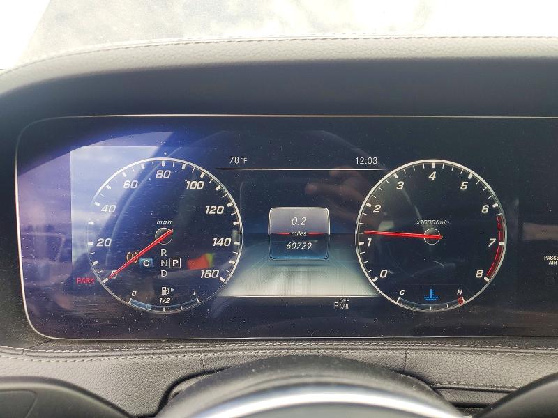 Снимка 9 от търг – 2019 MERCEDES-BENZ S с VIN WDDUG8GB2KA478393