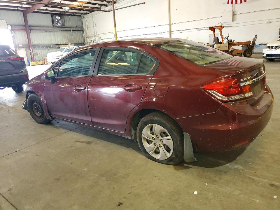 Photo 2 from auction – 2015 HONDA CIVIC with VIN 19XFB2F50FE003998