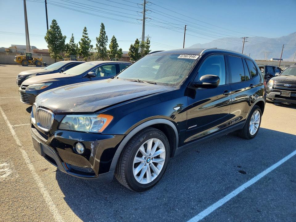 BMW X3 2011 with VIN 5UXWX5C52BL714609 - Photo from auction