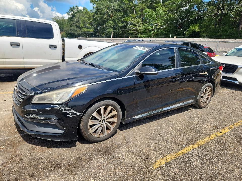 HYUNDAI SONATA 2015 with VIN 5NPE34AF9FH031444 - Photo from auction