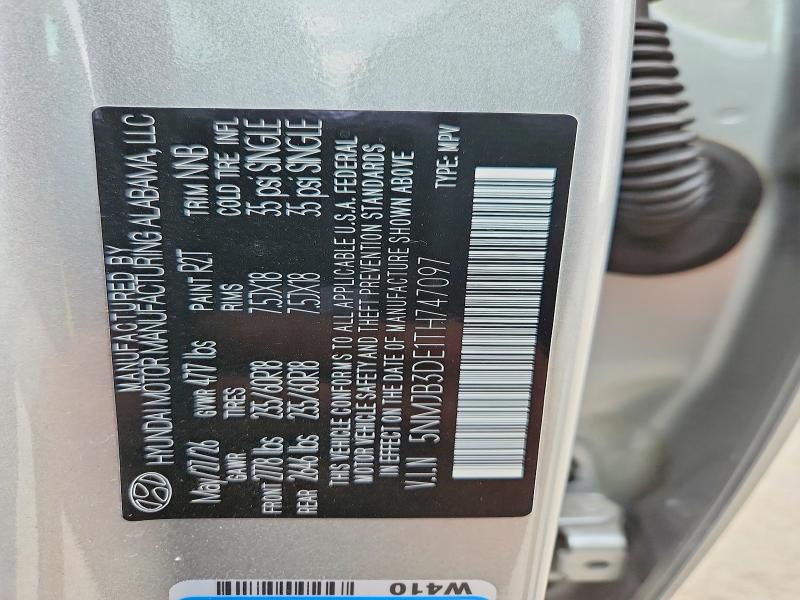 Photo 14 from auction – 2026 HYUNDAI TUCSON with VIN 5NMJB3DE1TH747097