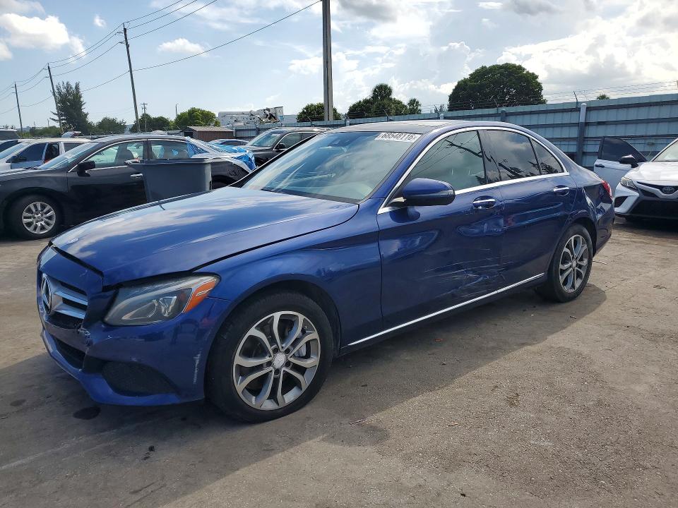 Снимка 1 от търг – 2017 MERCEDES-BENZ C с VIN 55SWF4KB6HU204800