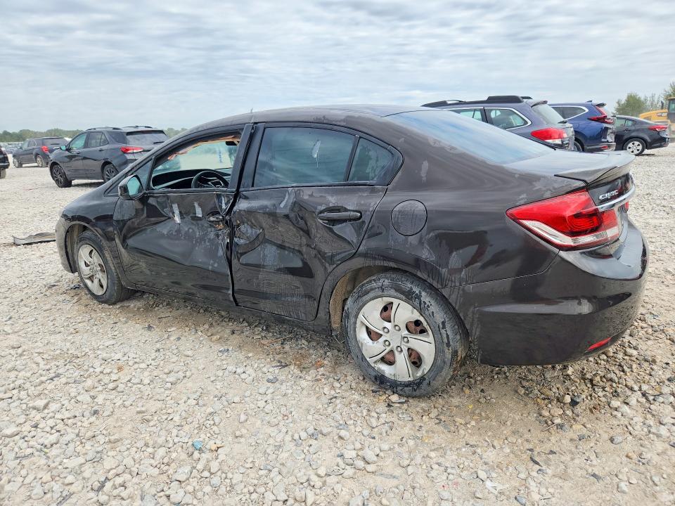 Photo 2 from auction – 2013 HONDA CIVIC with VIN 19XFB2F57DE058977
