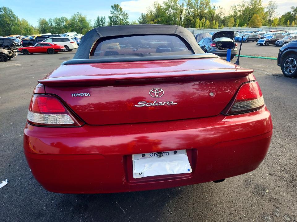 Photo 6 from auction – 2001 TOYOTA CAMRY SOLARA with VIN 2T1FF28P61C541129