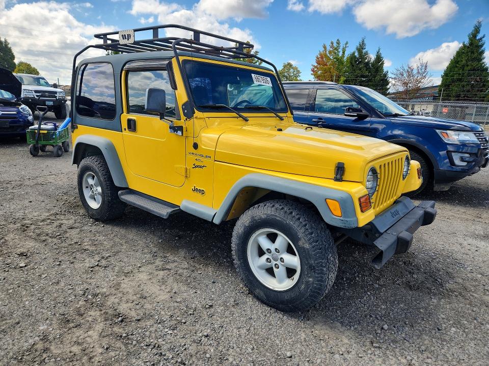 Photo 4 from auction – 2000 JEEP WRANGLER / TJ with VIN 1J4FA49S2YP744845
