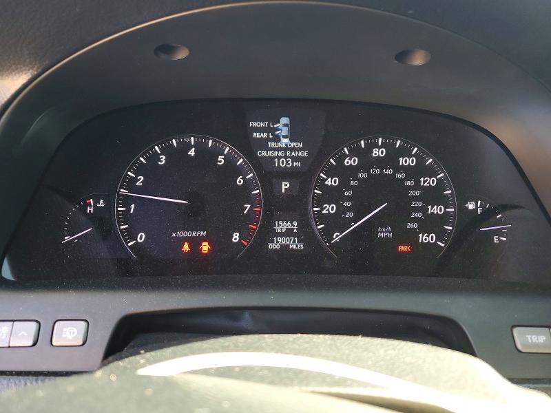 Photo 9 from auction – 2011 LEXUS LS with VIN JTHBL5EF4B5104795