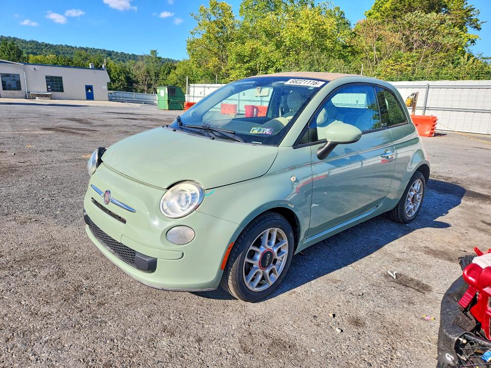 FIAT 500 2012 с VIN 3C3CFFDR2CT365394 - Фото с аукциона
