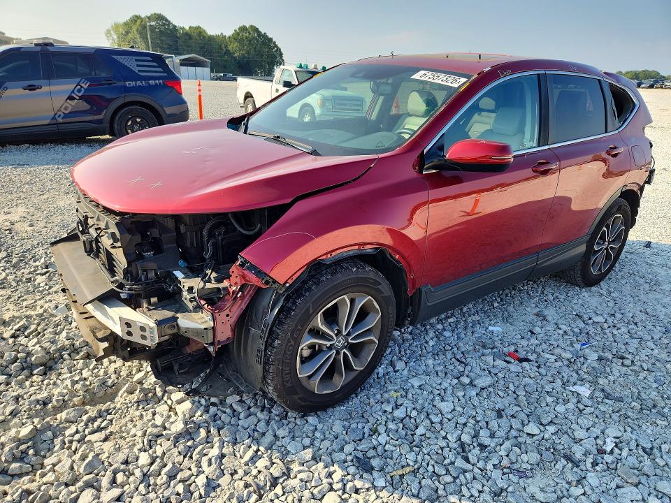 HONDA CR-V 2021 с VIN 5J6RW1H89MA004337 - Снимка от търг