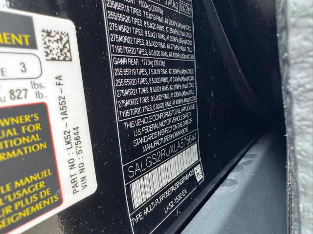 Photo 10 from auction – 2020 LAND ROVER RANGE ROVER with VIN SALGS2RUXLA575644