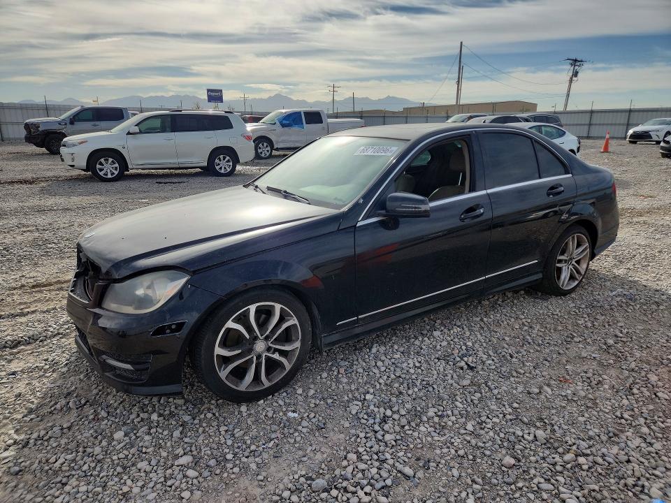 MERCEDES-BENZ C 2012 with VIN WDDGF8BB1CR239525 - Photo from auction
