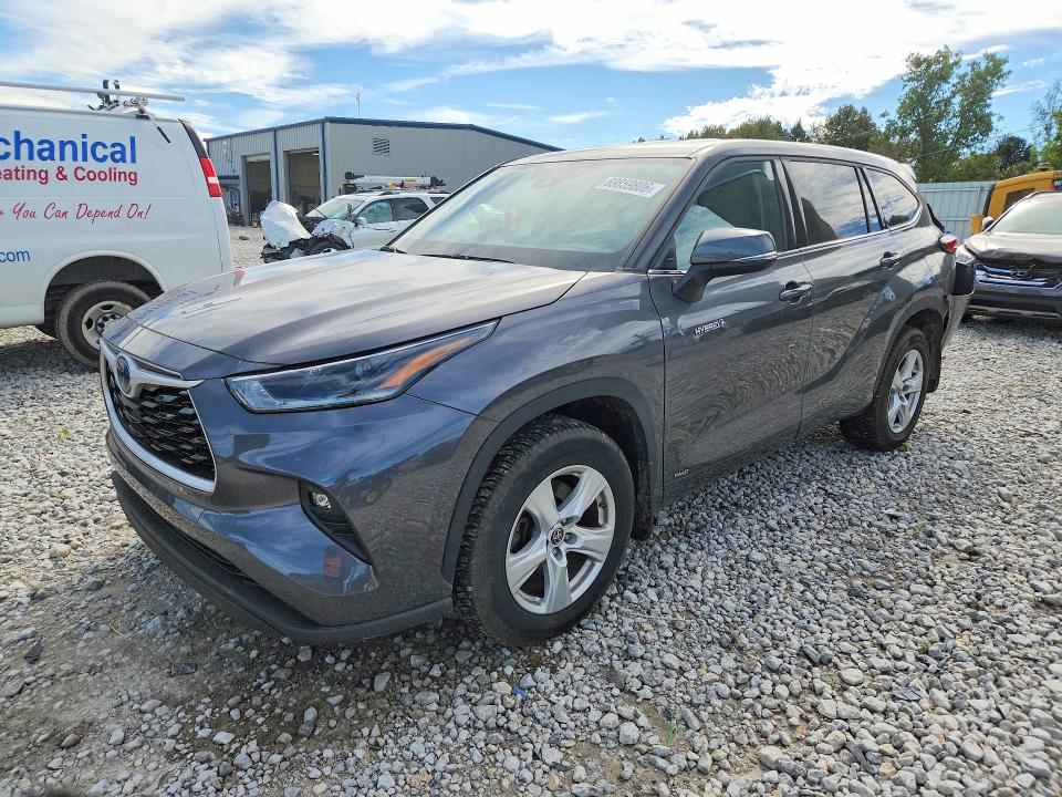TOYOTA HIGHLANDER 2021 with VIN 5TDBBRCH1MS529386 - Photo from auction