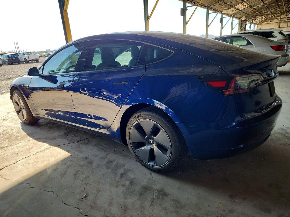 Photo 2 from auction – 2022 TESLA MODEL 3 with VIN 5YJ3E1EB5NF109593
