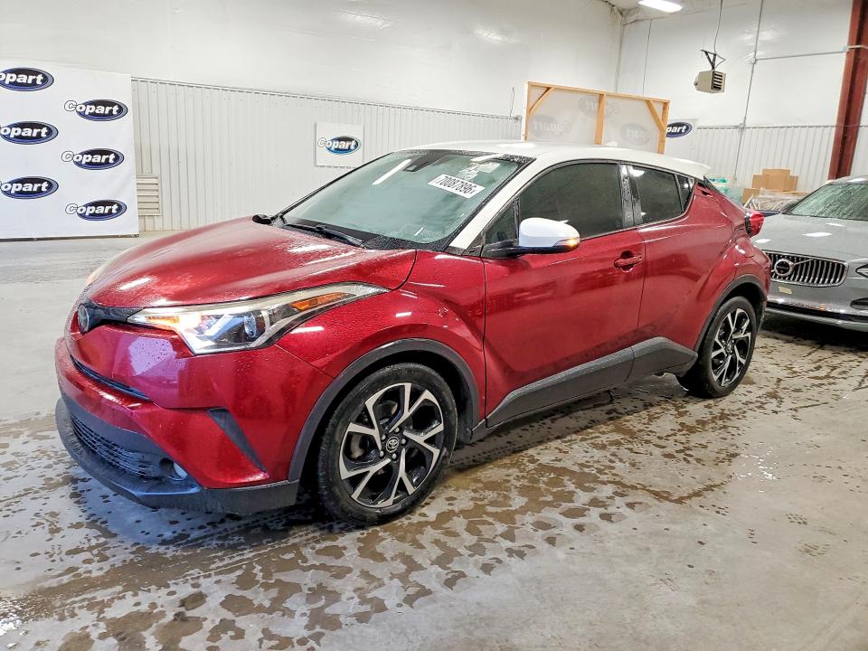 TOYOTA C-HR 2018 with VIN JTNKHMBX7J1011619 - Photo from auction