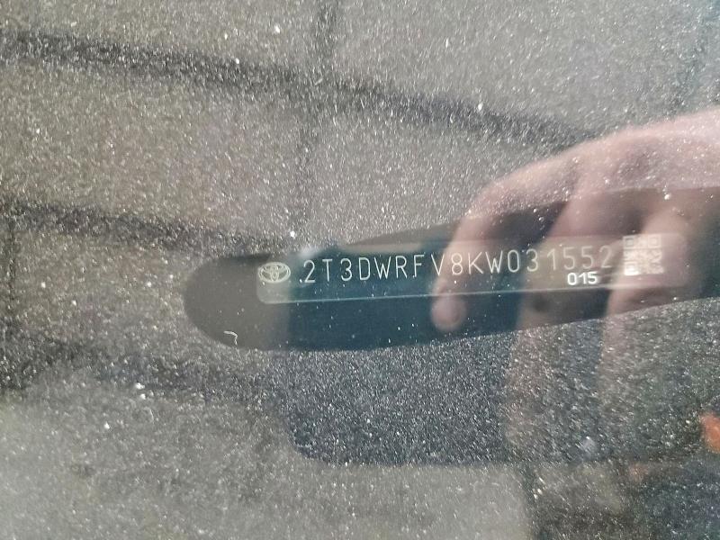 Photo 14 from auction – 2019 TOYOTA RAV4 with VIN 2T3DWRFV8KW031552