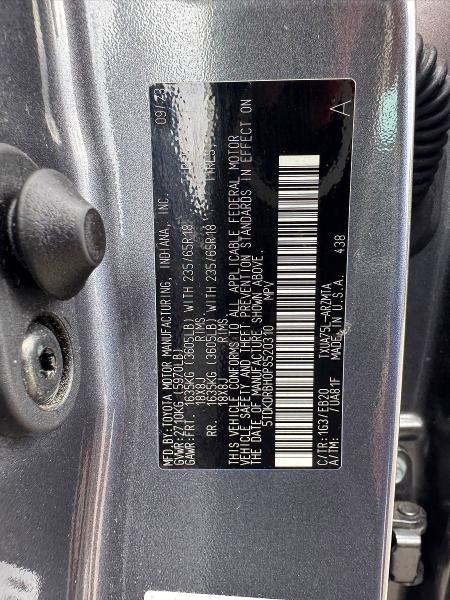 Photo 10 from auction – 2023 TOYOTA HIGHLANDER with VIN 5TDKDRBH0PS520310